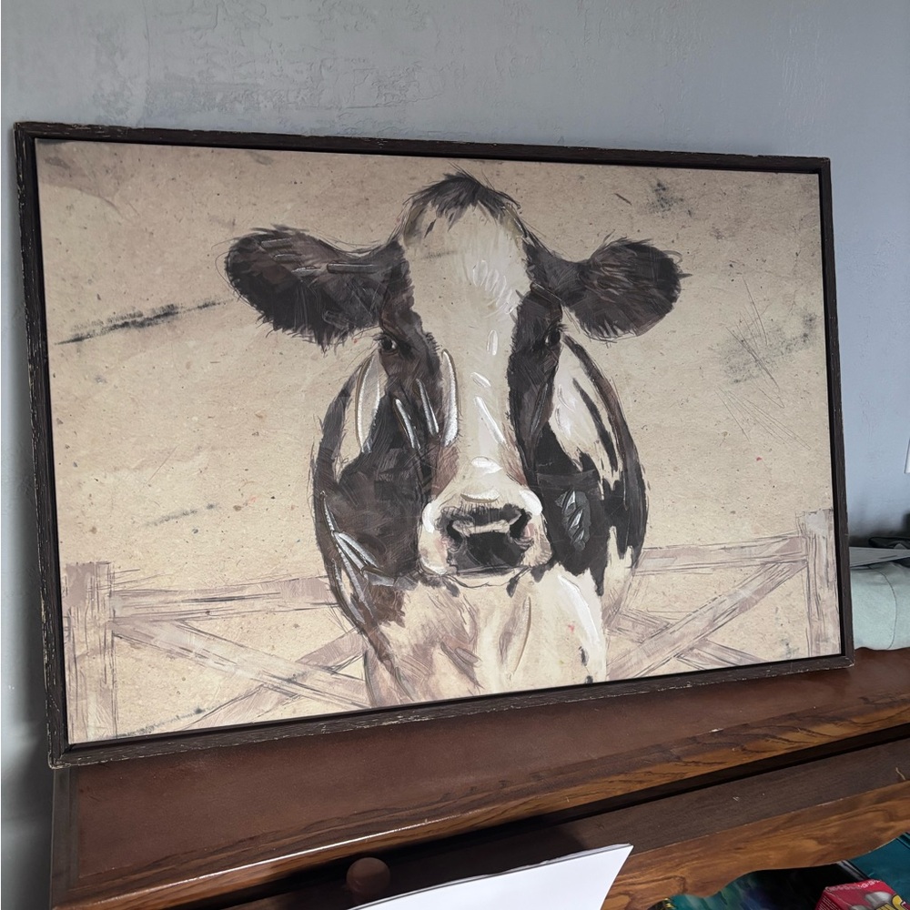 Cow Portrait Wall Art